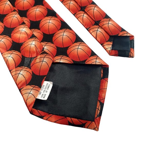 Steven Harris Basketball Mens Novelty Coach Necktie Office Work Casual Dad Gift - Picture 5 of 5